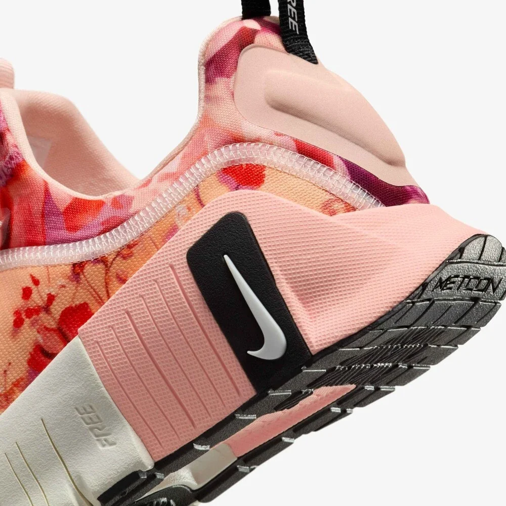 Nike Free Metcon 6 AMP IB6902-600 Women's 7.5 Coral Floral Workout Shoes LIQ1611